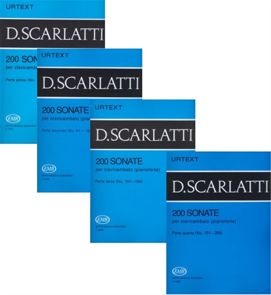 200 Sonate per clavicembalo (pianoforte)